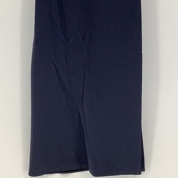 NEW! Dessy Collection Sz 2 Charmeuse Trumpet Gown Midnight Dress $242 msrp I24-6 - Picture 8 of 10